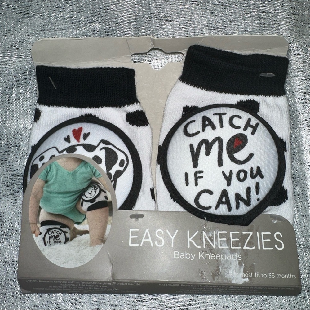 Demdaco Dalmatians Easy Kneezies Knee Protectors for Crawlers